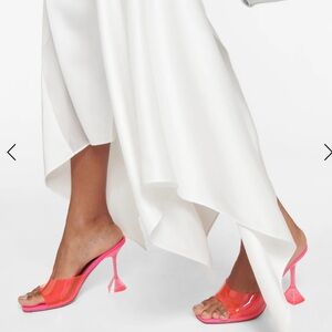 Amina Muaddi Lupita PVC Sandal